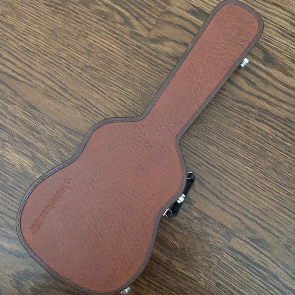 American Girl Doll guitar accessory with case and strap included